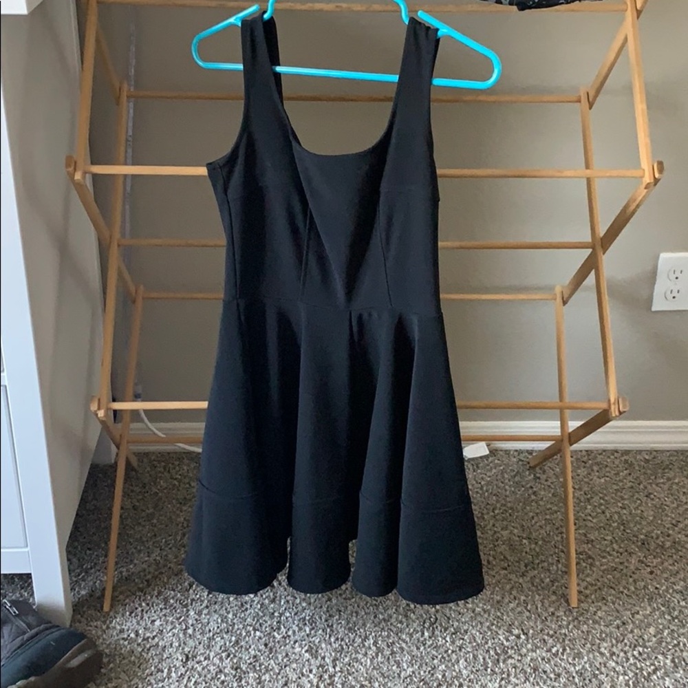 Lulus black skater dress